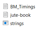 Timing files from the Program